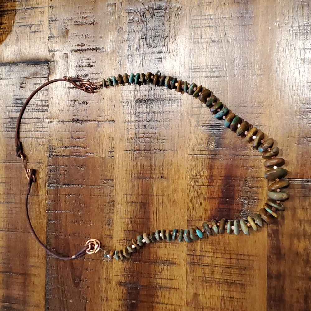 Turquoise & Copper Necklace